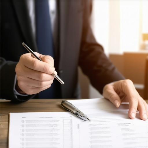 Attorney presenting evidence confidently in a courtroom setting